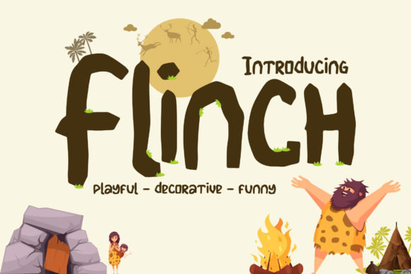 Flinch: A Playful Font for Creative Design