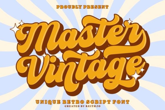 Master Vintage: A Timeless Font for Modern Design