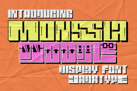 Monssla: A Bold Display Font for Modern Design
