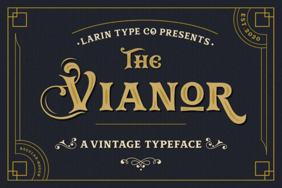 Vianor: A Bold Vintage Font for Modern Design
